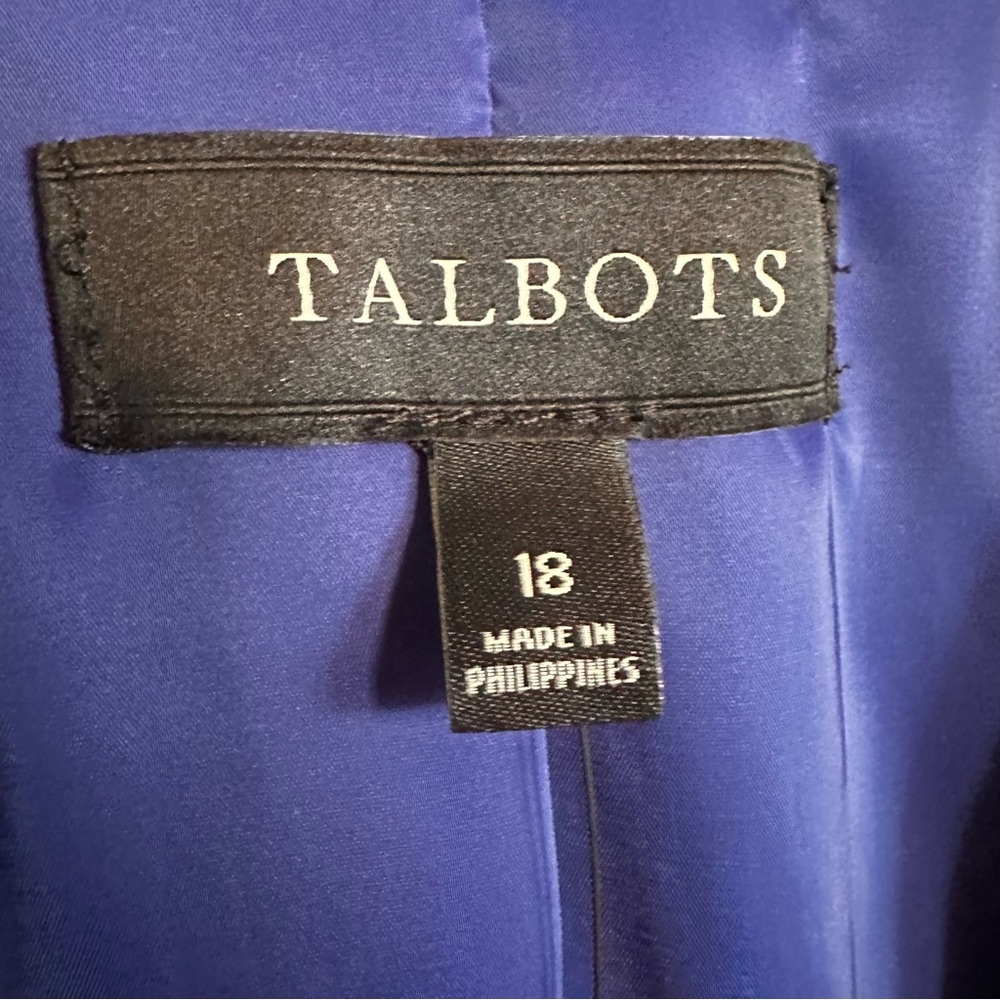 Talbots Blue Jacket - Picture 4 of 9